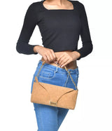 NATURAL CORK HANDBAG
