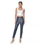 LADIES STRETCH LEATHER PANTS with Back Pockets