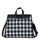 WOVEN JACQUARD HANDBAG