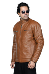 MEN’S CONTEMPORARY LEATHER JACKET