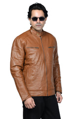 MEN’S CONTEMPORARY LEATHER JACKET