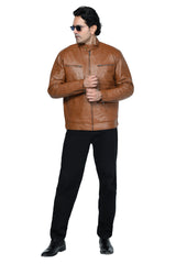 MEN’S CONTEMPORARY LEATHER JACKET