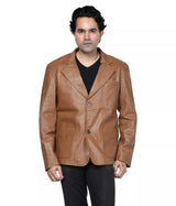 MEN'S LEATHER SPORTS JACKET