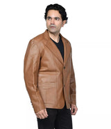 MEN'S LEATHER SPORTS JACKET