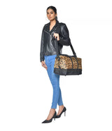 LEOPARD TRAVEL DUFFLE