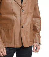 MEN'S LEATHER SPORTS JACKET