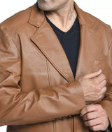 MEN'S LEATHER SPORTS JACKET