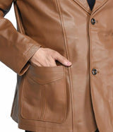 MEN'S LEATHER SPORTS JACKET