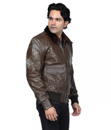 MEN’S FUR LEATHER JACKET