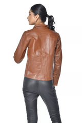LADIES STRETCH LEATHER PANTS
