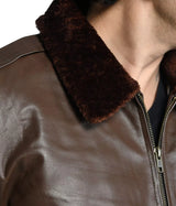 MEN’S FUR LEATHER JACKET