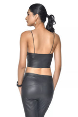 LADIES STRETCH LEATHER PANTS