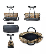 LEOPARD TRAVEL DUFFLE Bag