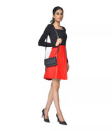 LADIES DUAL ZIPPER PURSE