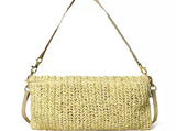 NATURAL STRAW SHOULDER BAG