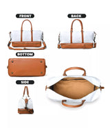 Leather weekender bags for Women