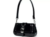 TIMELESS PATENT LEATHER HANDBAG CLUTCH