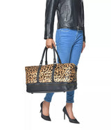 LEOPARD TRAVEL DUFFLE