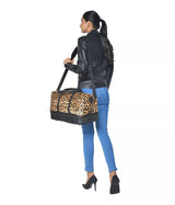 LEOPARD TRAVEL DUFFLE
