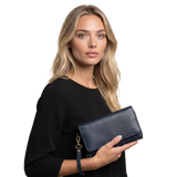 LADIES DUAL ZIPPER PURSE