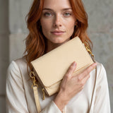 LADIES DUAL ZIPPER PURSE and SHOULDER BAG