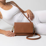 LADIES DUAL ZIPPER PURSE and SHOULDER BAG