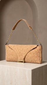 NATURAL CORK HANDBAG
