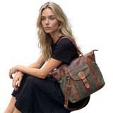 KHAKI HANDBAG
