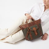 KHAKI HANDBAG