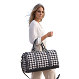 WOVEN JACQUARD TRAVEL DUFFLE
