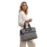 WOVEN JACQUARD TRAVEL BAG