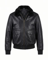 MEN’S FUR LEATHER JACKET