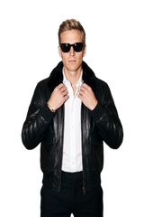 MEN’S FUR LEATHER JACKET