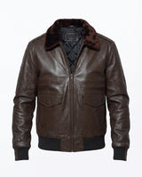MEN’S FUR LEATHER JACKET