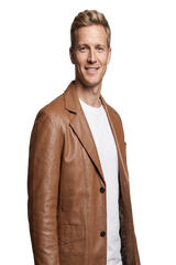 MEN'S LEATHER SPORTS JACKET