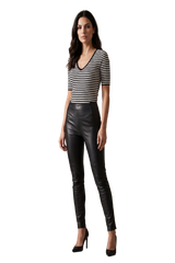 LADIES STRETCH LEATHER PANTS