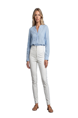 LADIES STRETCH LEATHER PANTS