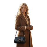TIMELESS PATENT LEATHER HANDBAG CLUTCH