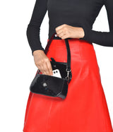 TIMELESS PATENT LEATHER HANDBAG CLUTCH