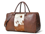 Cow Fur Travel Duffle Bags