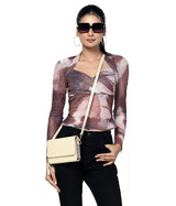 LADIES DUAL ZIPPER PURSE