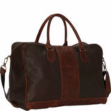 Leather & Canvas Duffle Bag for Women