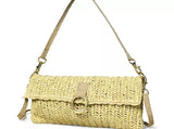 NATURAL STRAW SHOULDER BAG