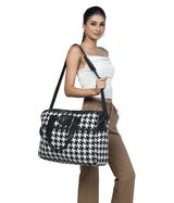 WOVEN JACQUARD TRAVEL BAG