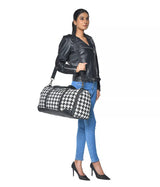 Woven Jacquard Travel Duffle Bag