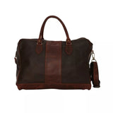 Leather & Canvas Duffle Bag for Women