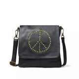 PEACE BAG With BRASS STUDS