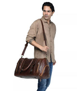 Classic Duffle Leather Bag