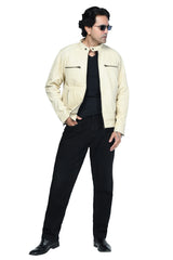 MEN’S CONTEMPORARY LEATHER JACKET