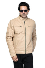 MEN’S CONTEMPORARY LEATHER JACKET